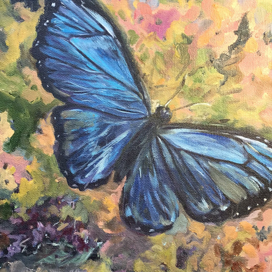 Blue flutter